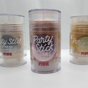 Victoria's Secret Shimmer Balm Trio - Rose Gold, Silver, Gold